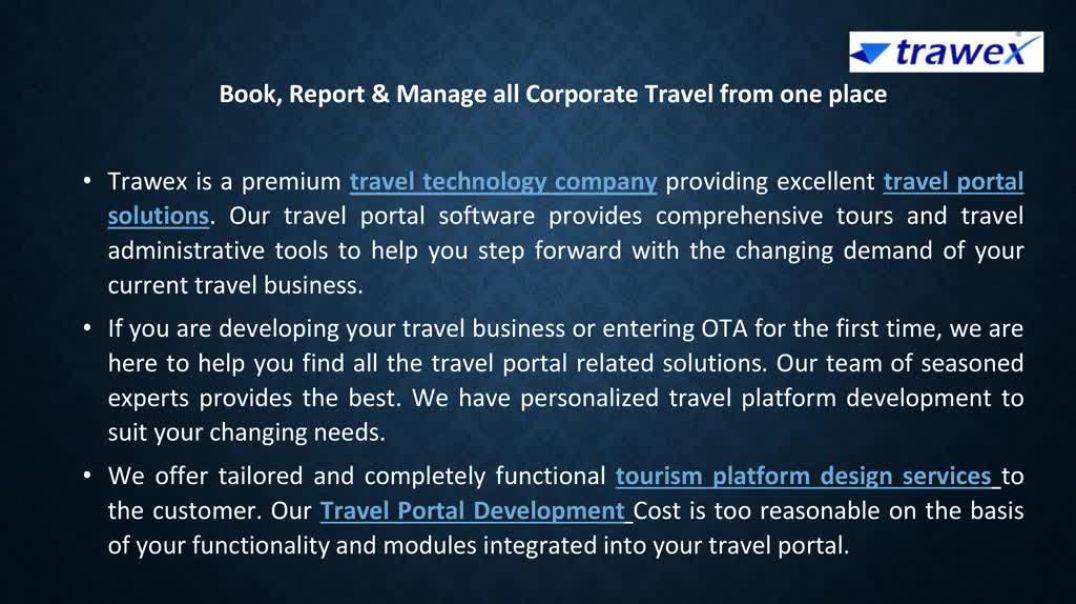 ⁣Travel Portal Development