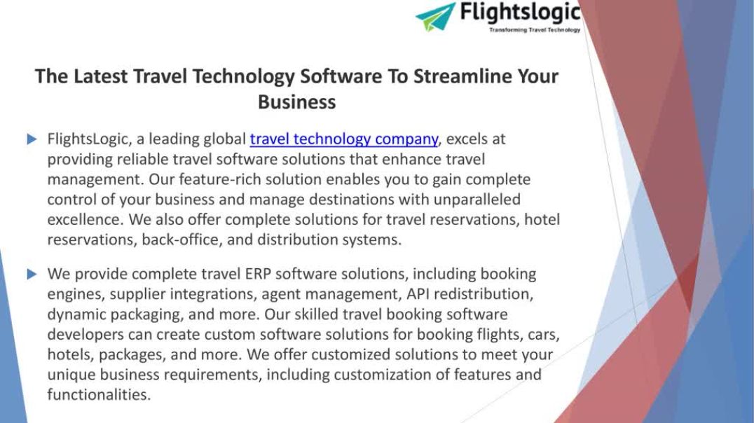 ⁣Travel Technology Software