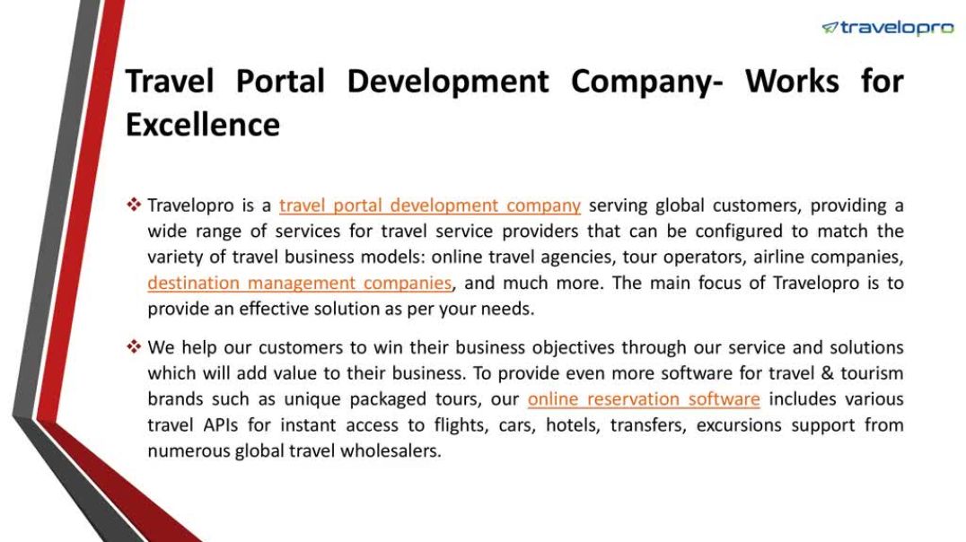 ⁣Travel Portal Development