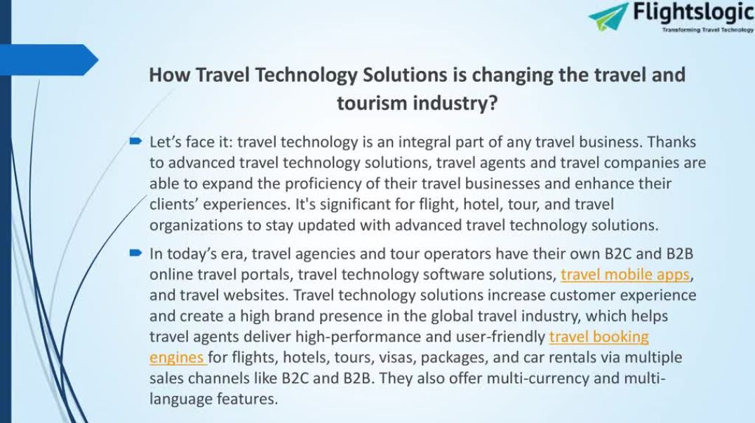 Travel Technology Company