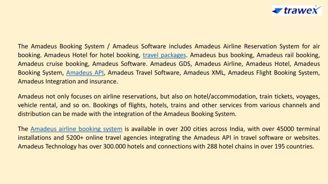 Amadeus Booking System