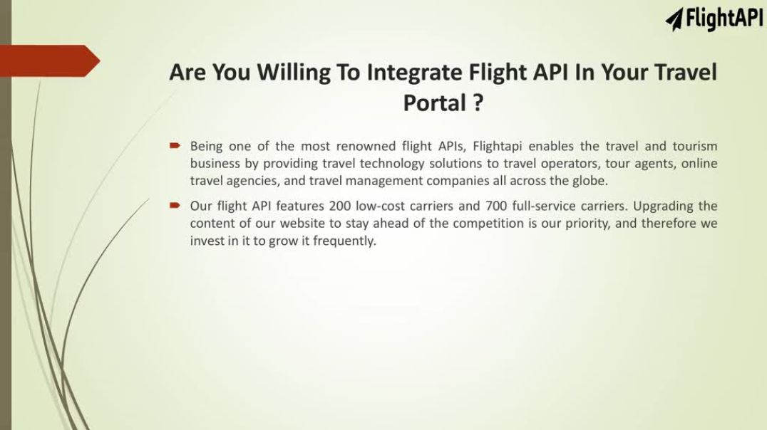 Flight API Integration | Flight API Provider