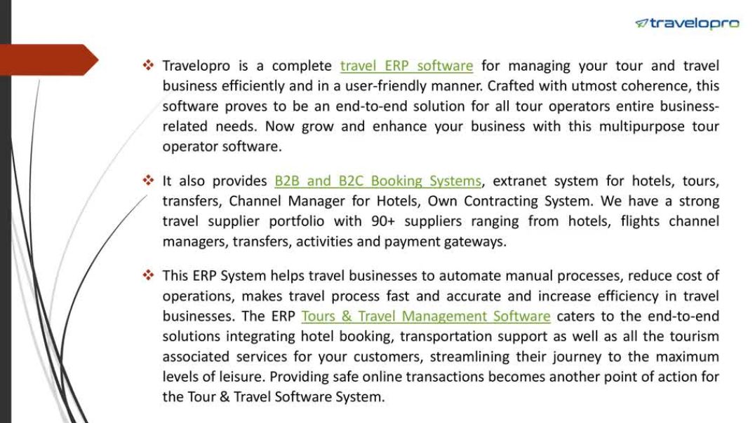 Travel ERP Software Solution