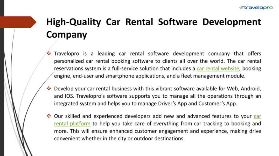 Car Rental Software Development