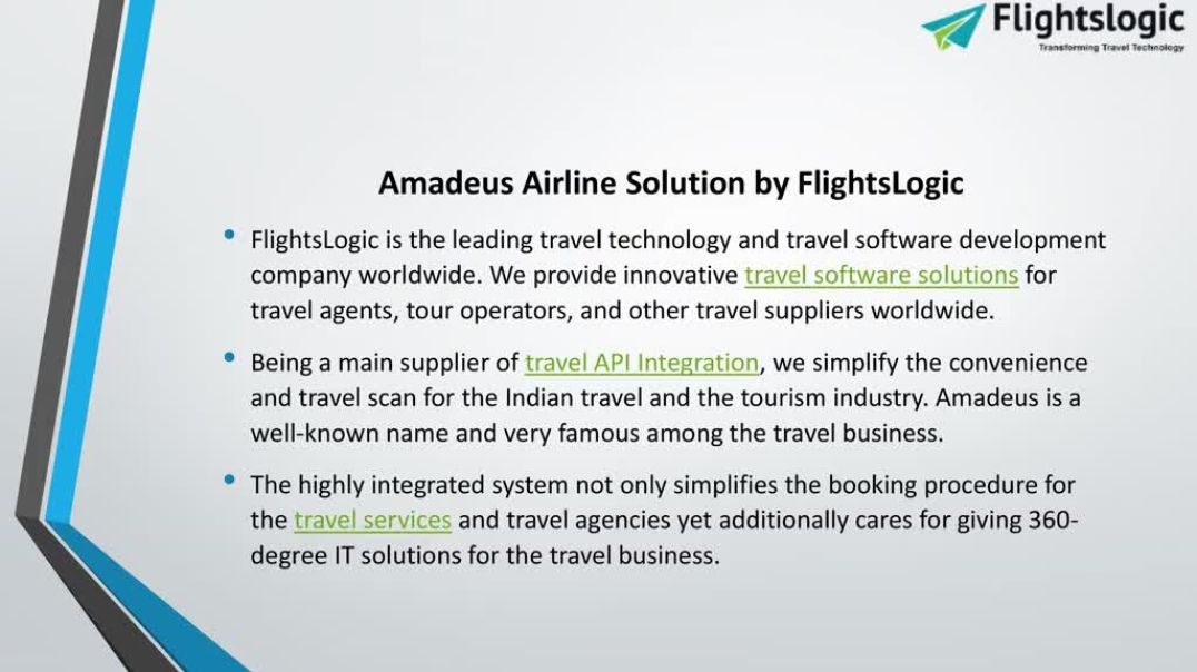 ⁣Amadeus Airline Software