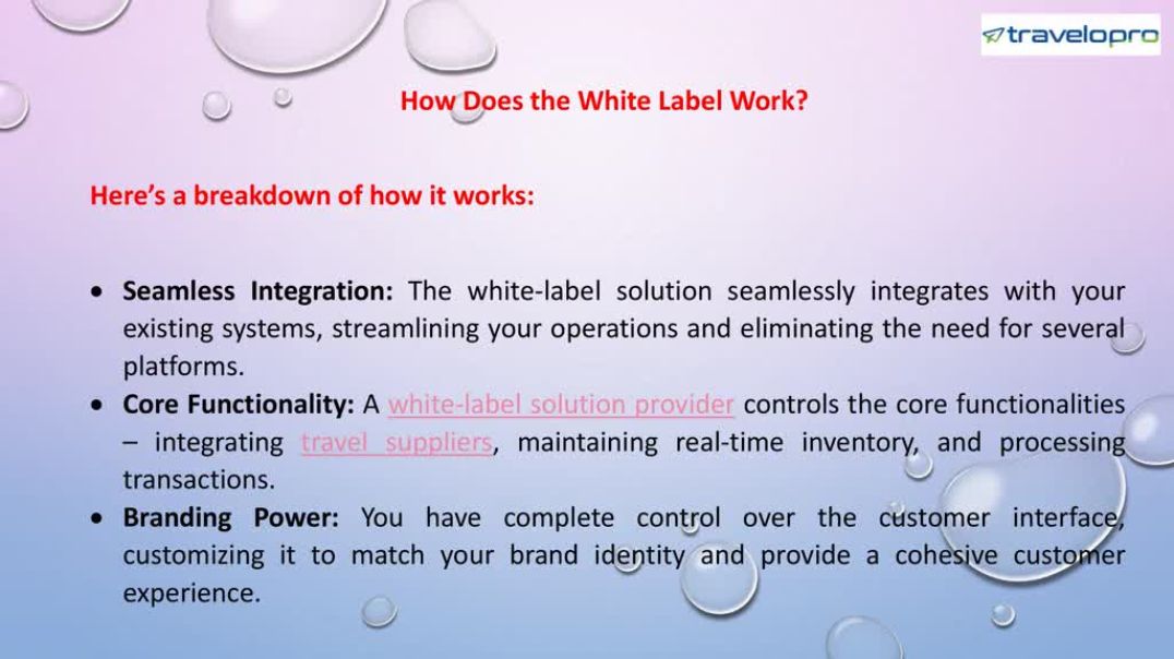 White Label Features