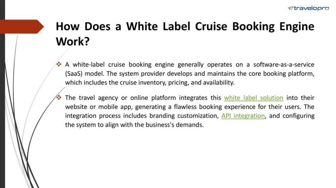 ⁣White Label Cruise Booking Engine