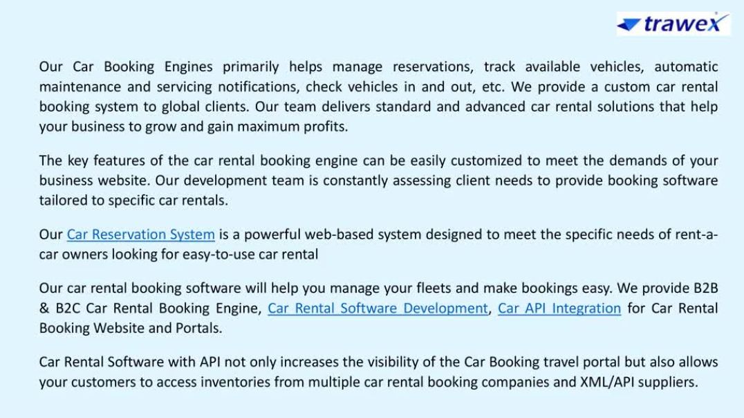 Car Rental Booking Engine