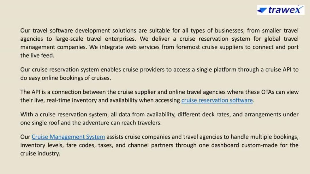 Cruise Reservation System