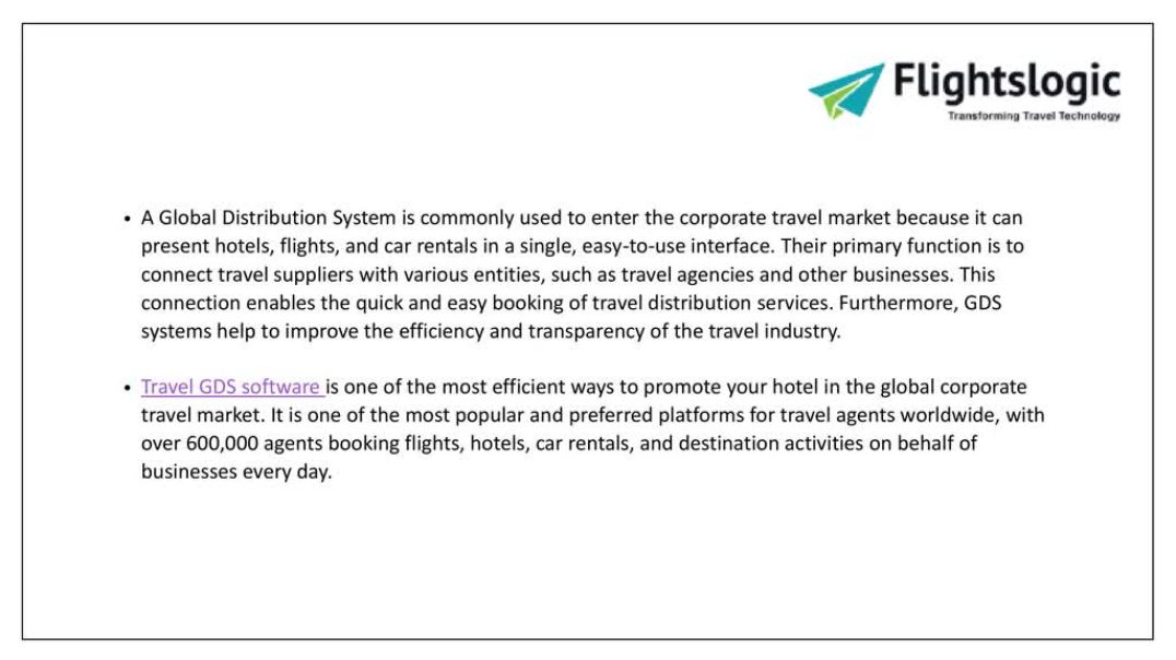 Travel GDS Software | GDS System