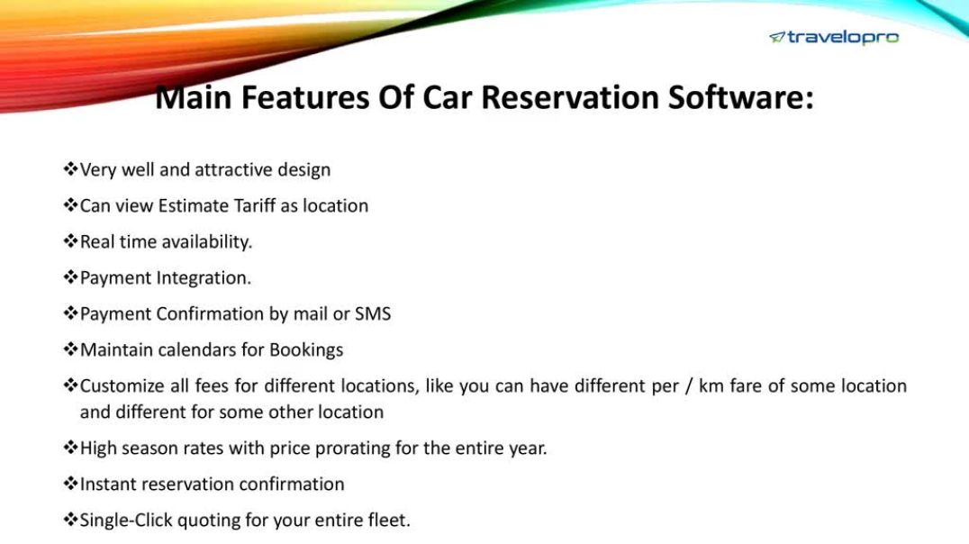 Car Reservation Software