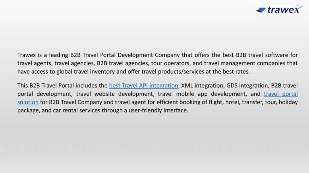 B2B Travel Software