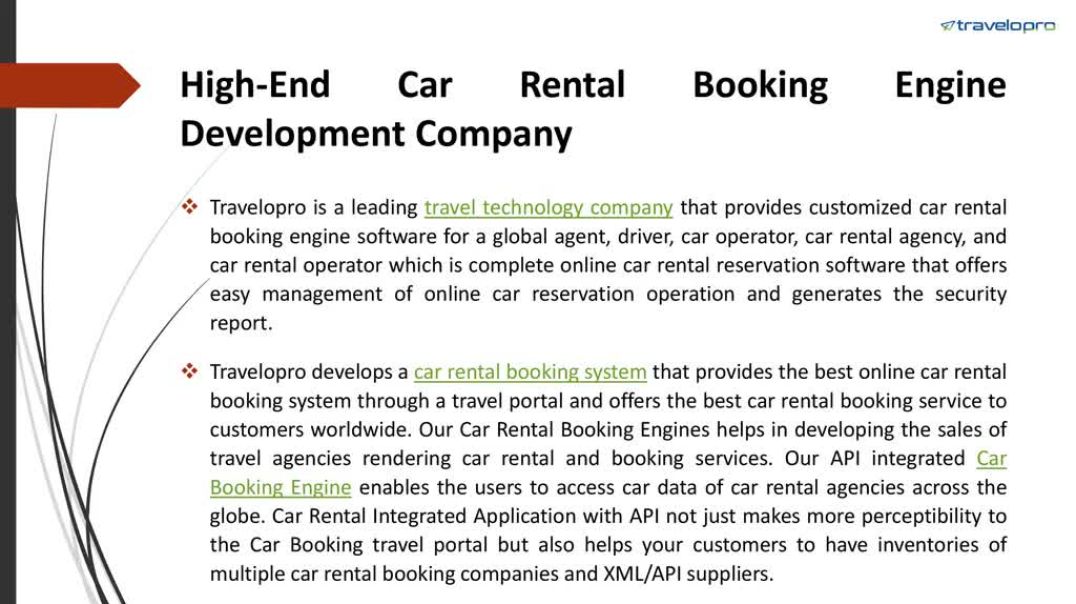 Car Rental Booking Engine