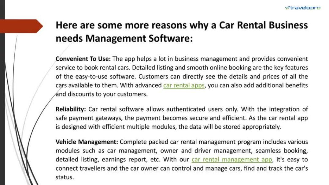 ⁣Car Rental Management Software