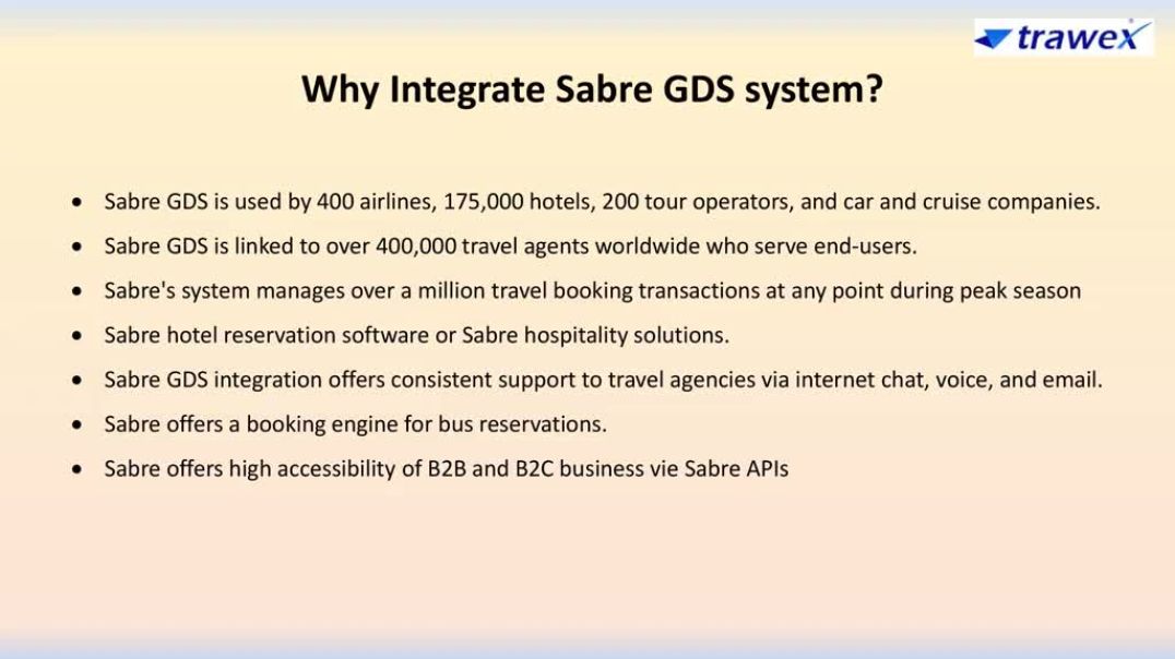 Sabre GDS API Integration