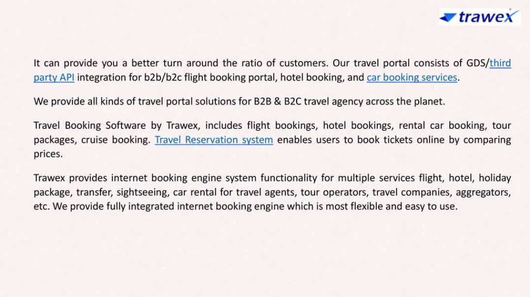 Internet Booking Engine