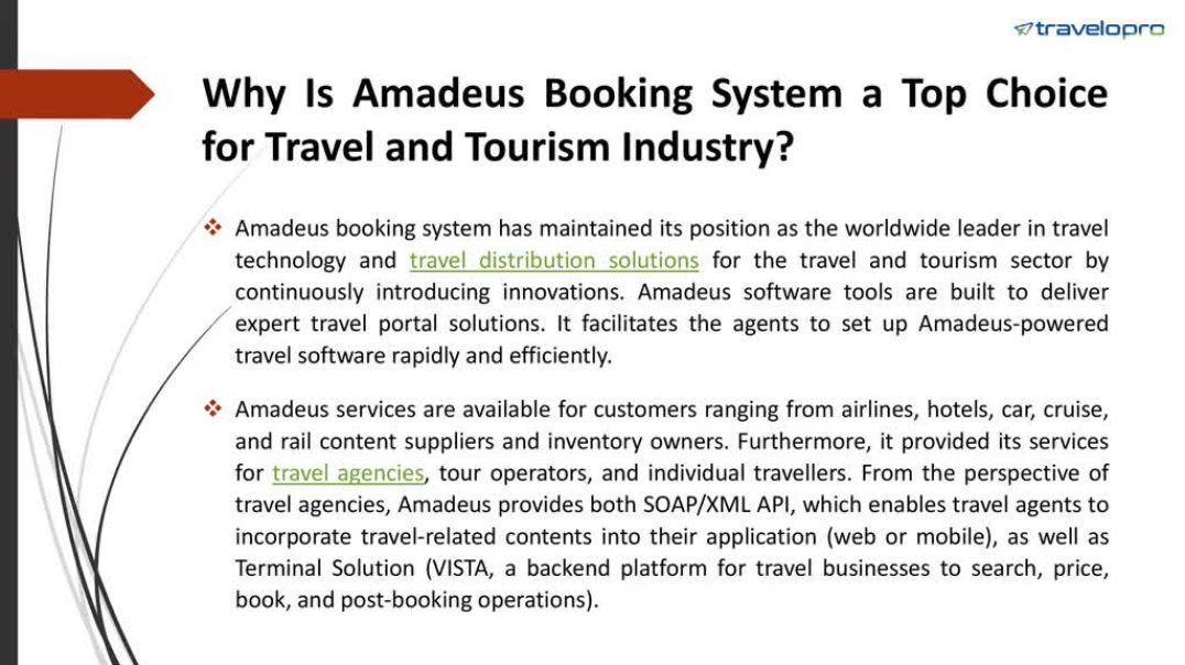 ⁣Amadeus Booking System