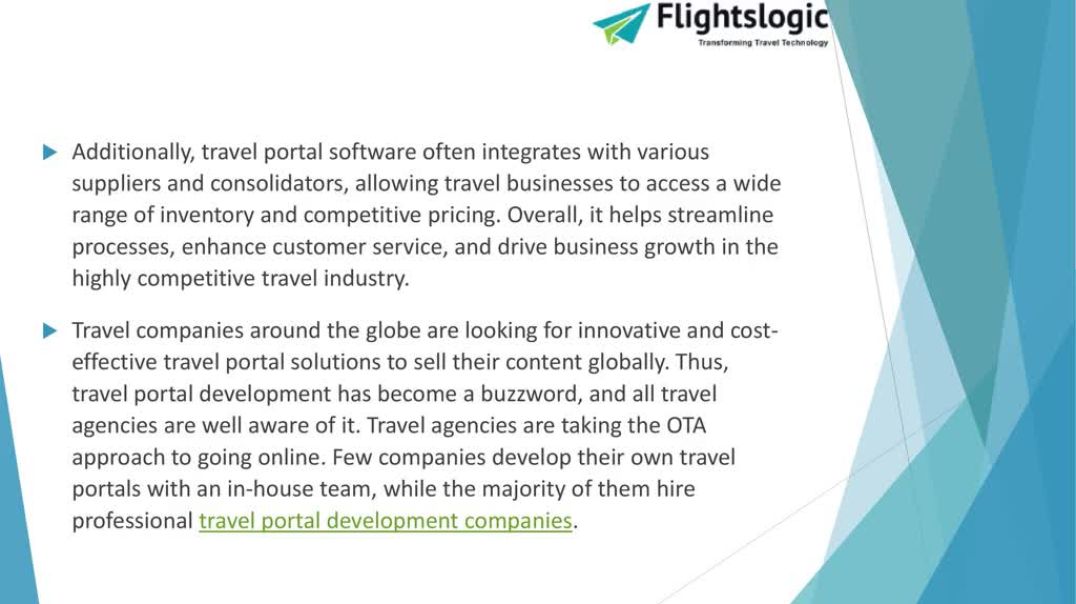 ⁣Travel Portal Software