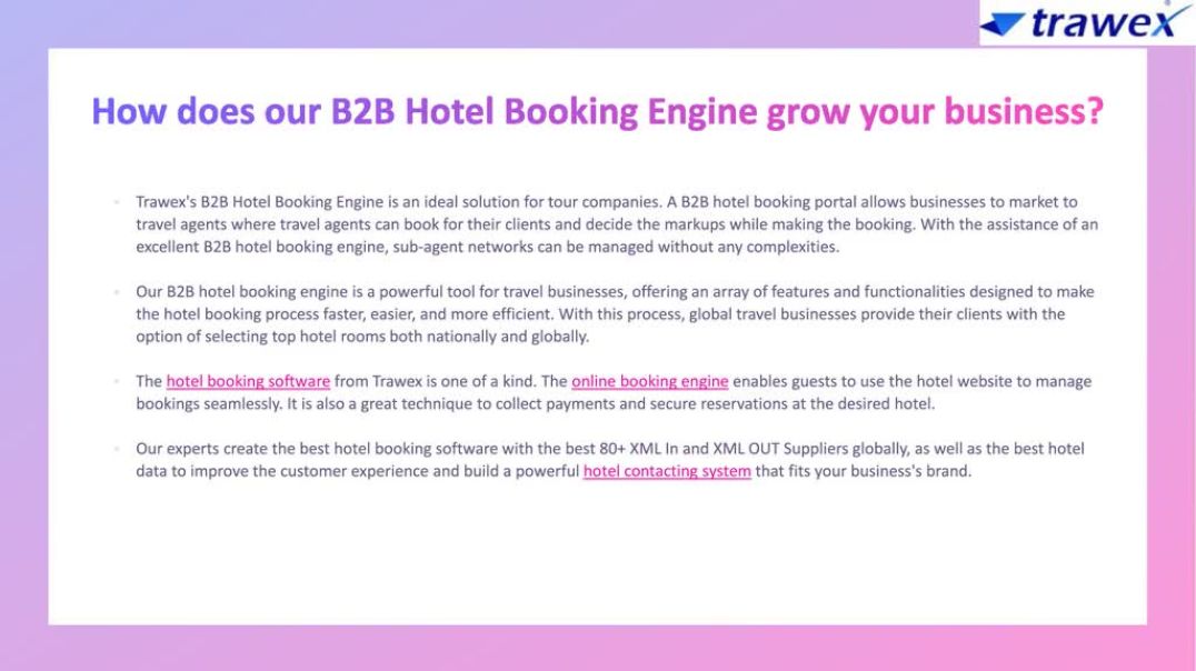 B2B Hotel Booking Engine