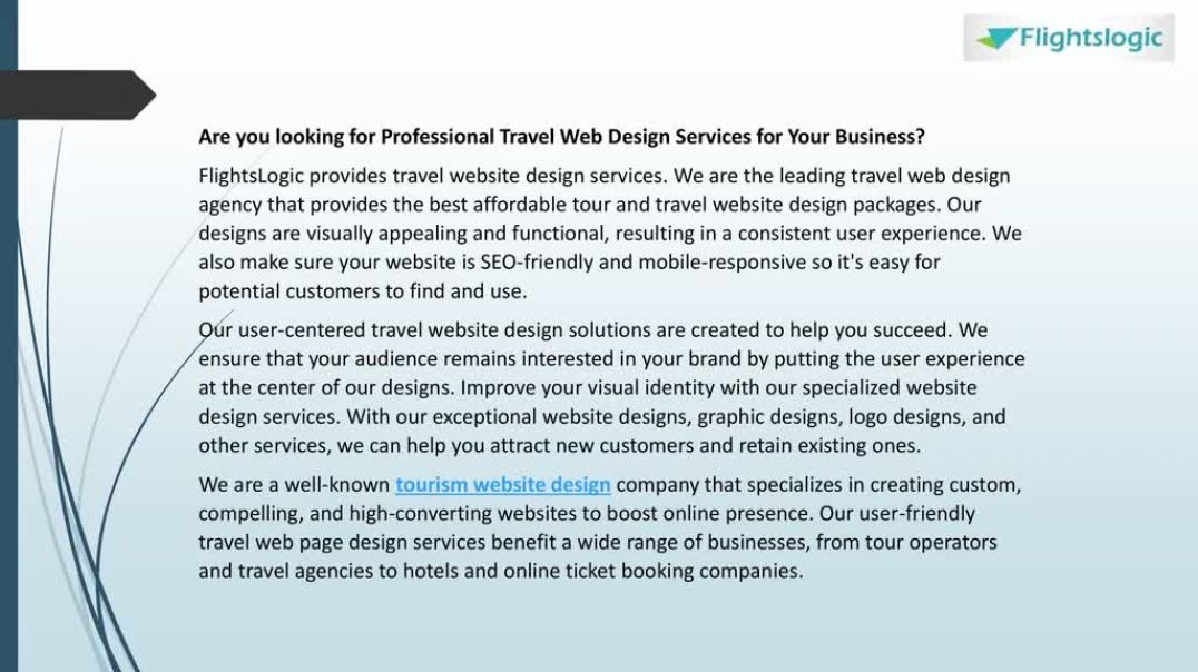 ⁣Travel Web Design Company