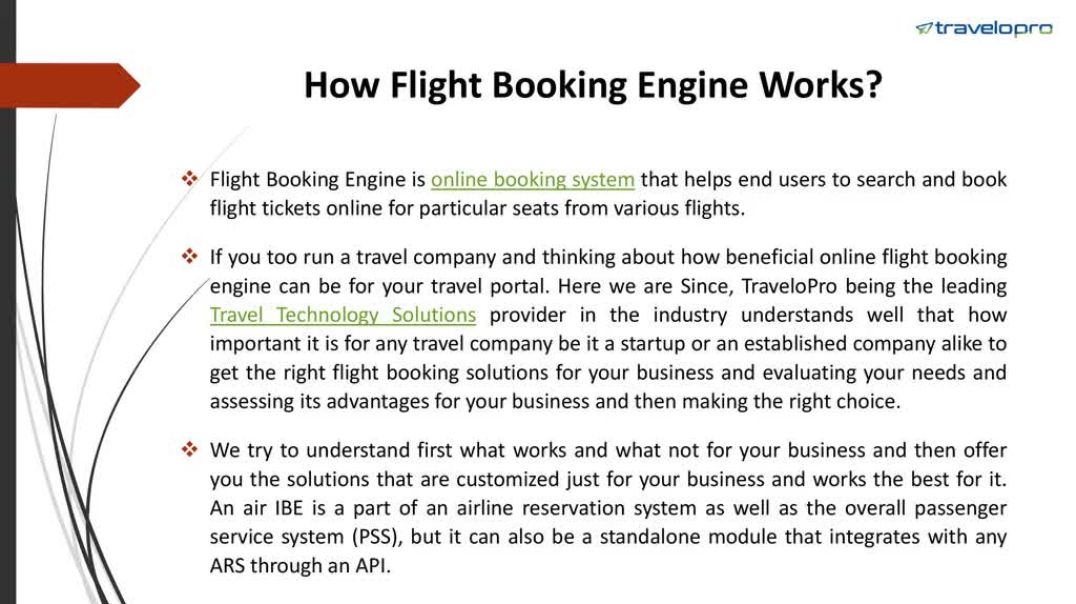 Flight Booking Engine Development