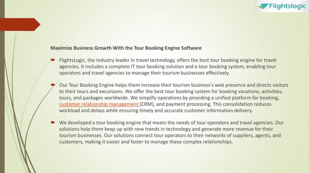 Tour Booking Engine