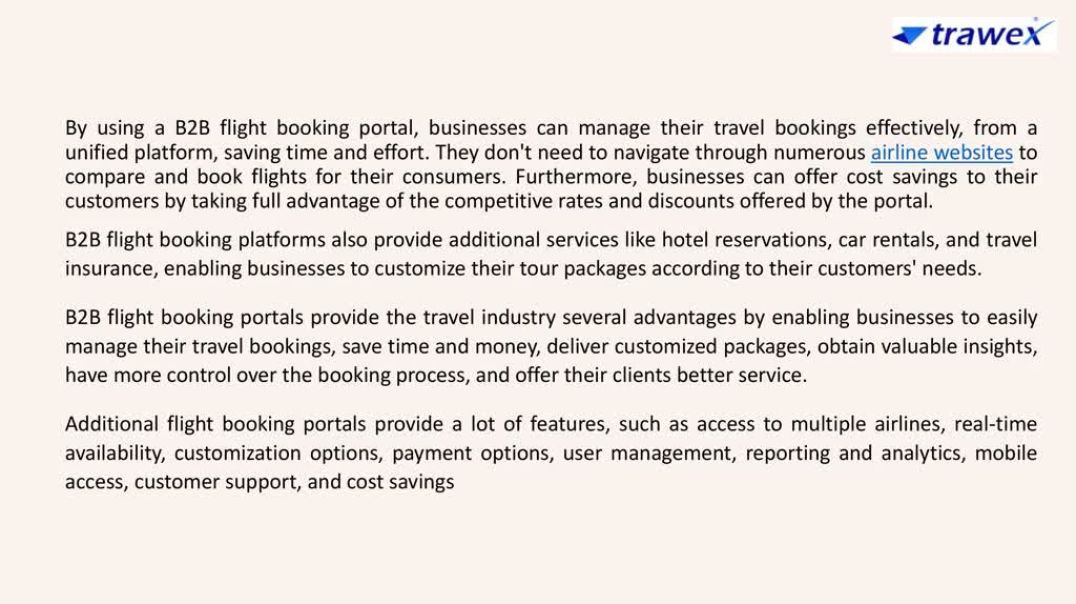 B2B Flight Booking Portal