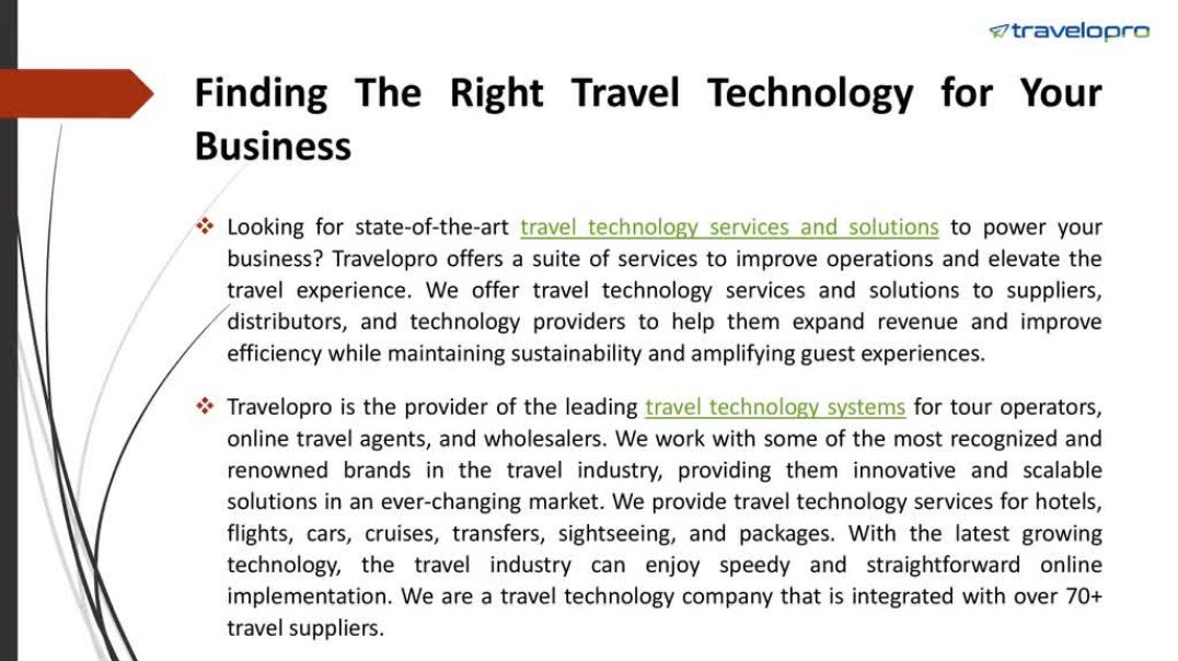 Travel Technology Services