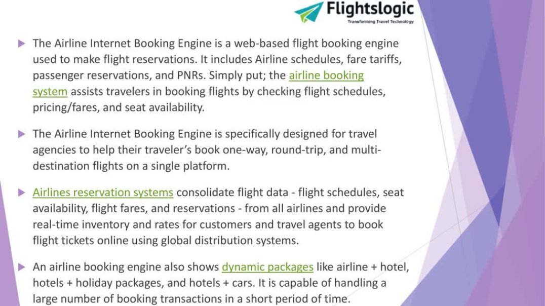 ⁣Airline Internet Booking Engine