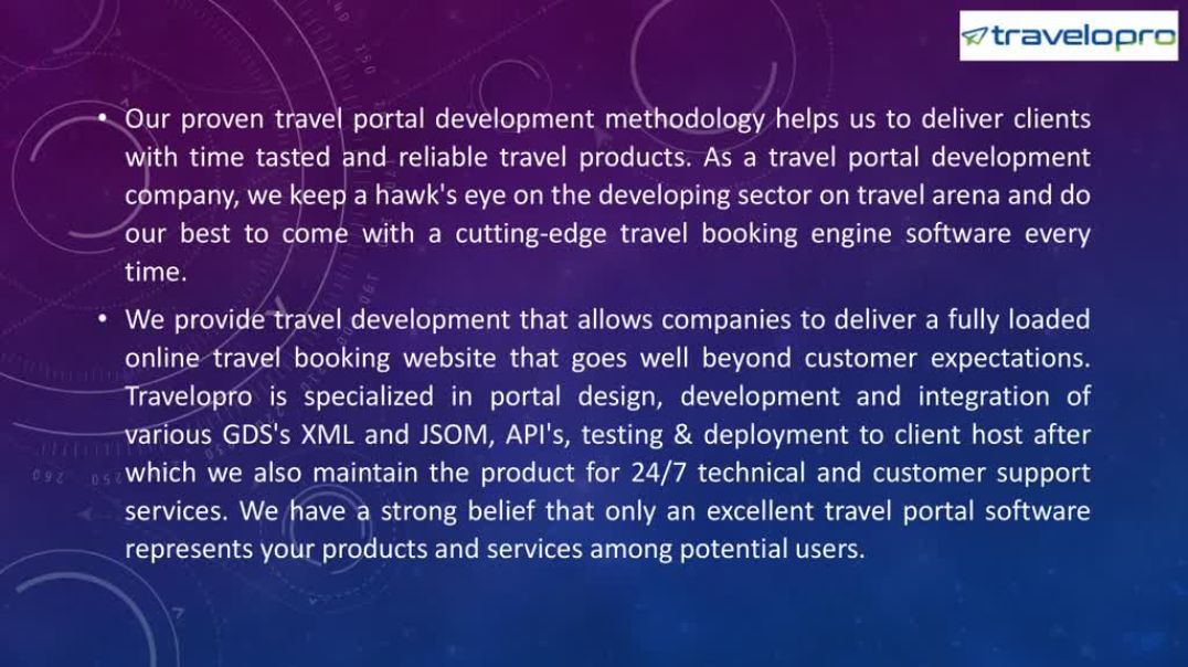 ⁣Travel Portal Development