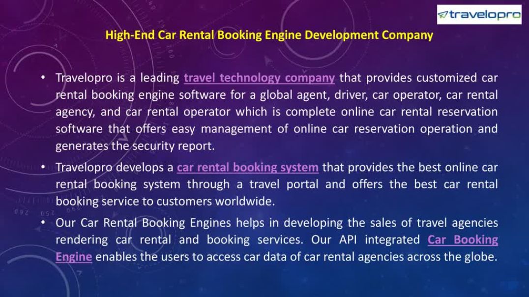 Car Rental Booking Engine