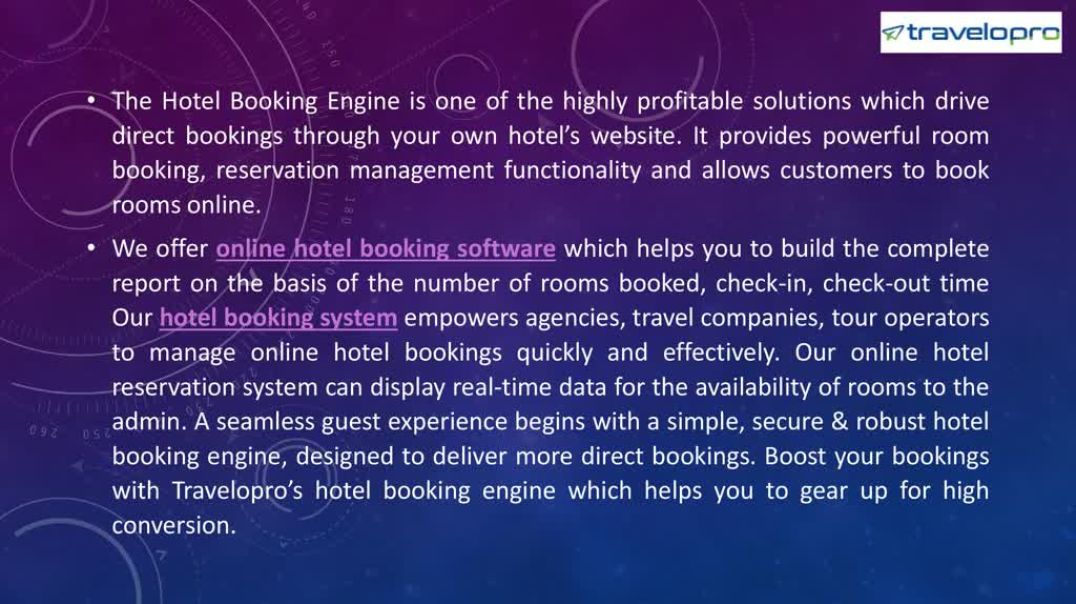 Hotel Booking Engine