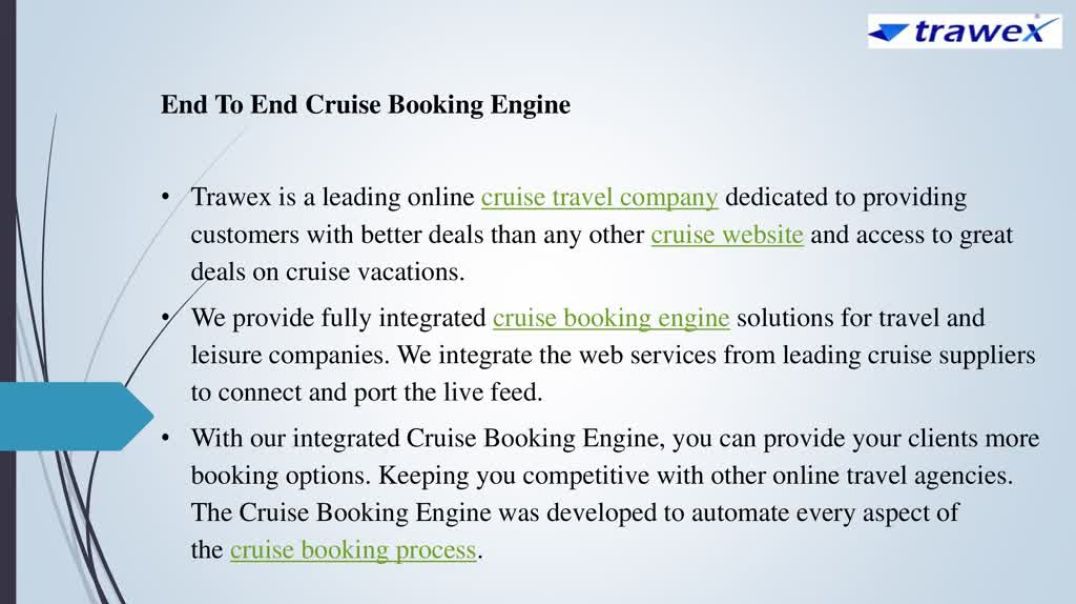 ⁣Cruise Booking Engine