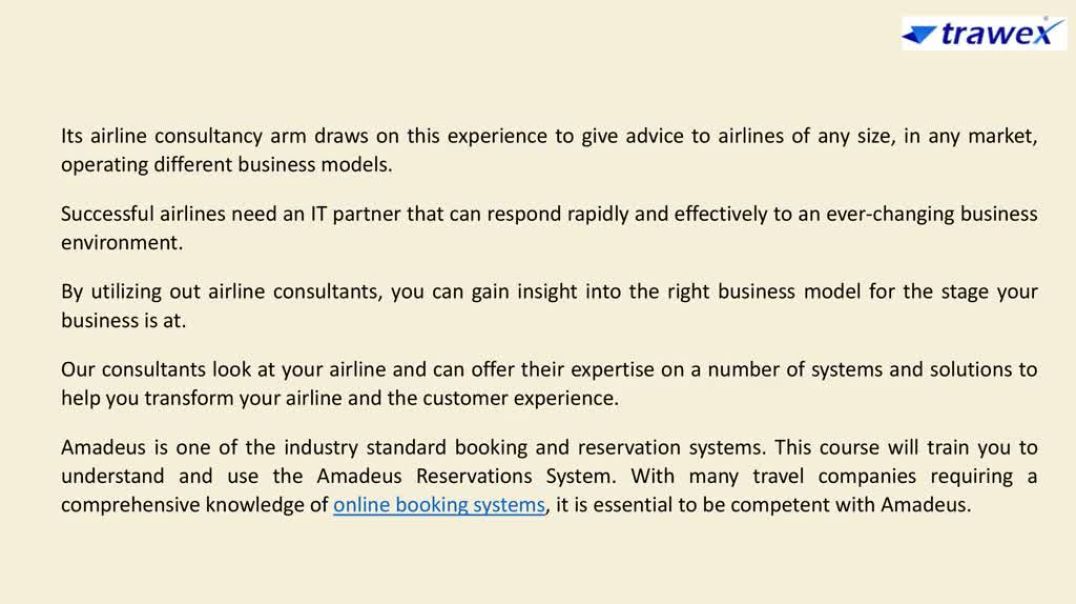 ⁣Amadeus Airline Reservation System