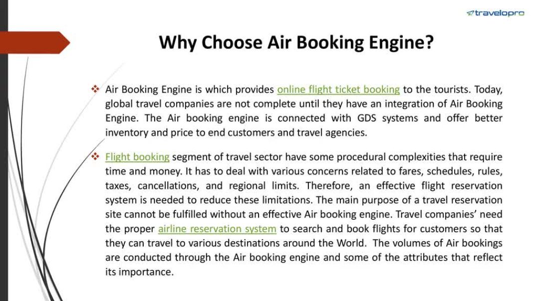 ⁣Air Booking Engine