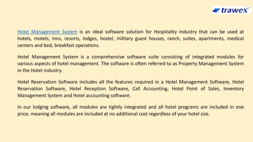 ⁣Hotel Reservation Software