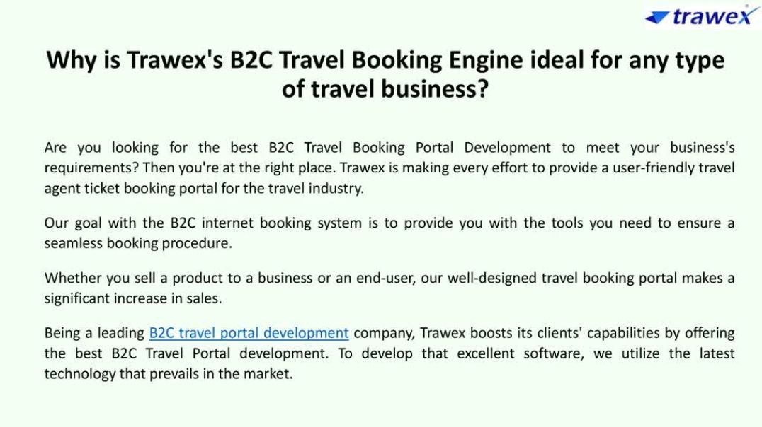 ⁣B2C Travel Booking Engine