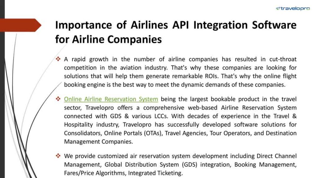 ⁣Airlines API Integration