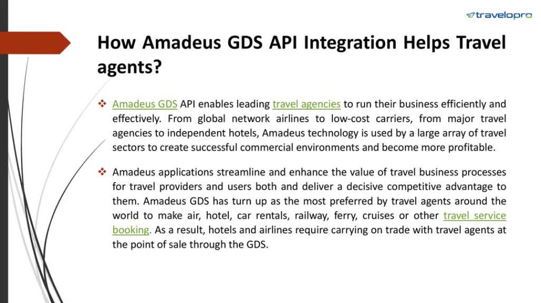 ⁣Amadeus GDS API Integration