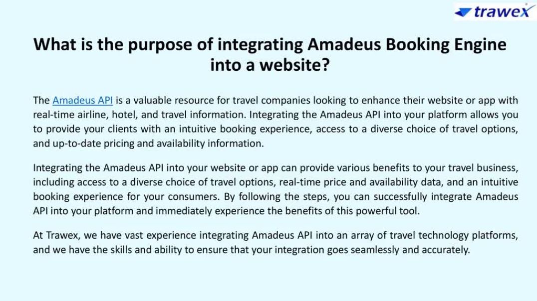 Amadeus Booking Software