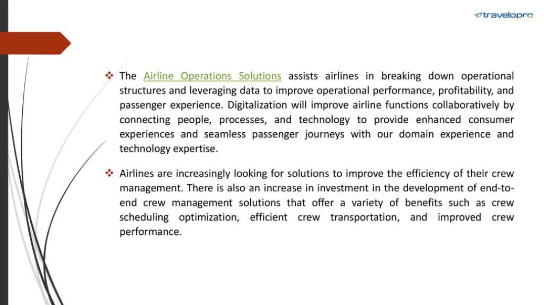 ⁣Airline Operations Solutions