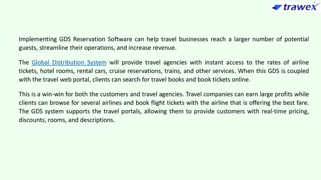 ⁣GDS Reservation Software