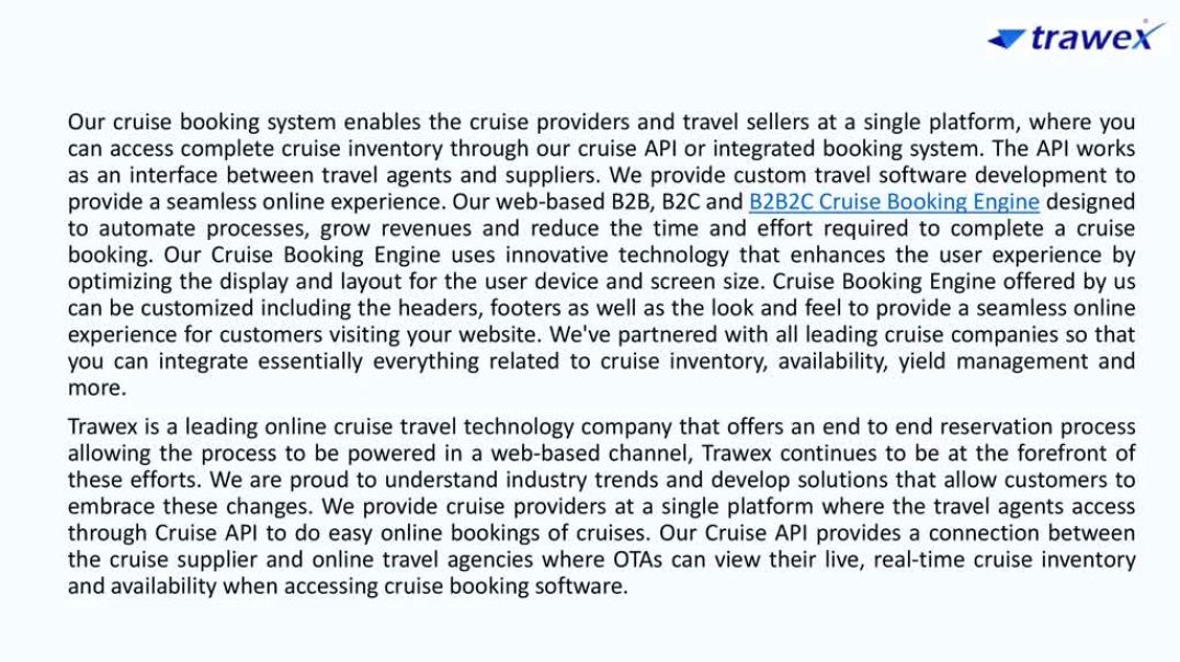 Cruise Booking System