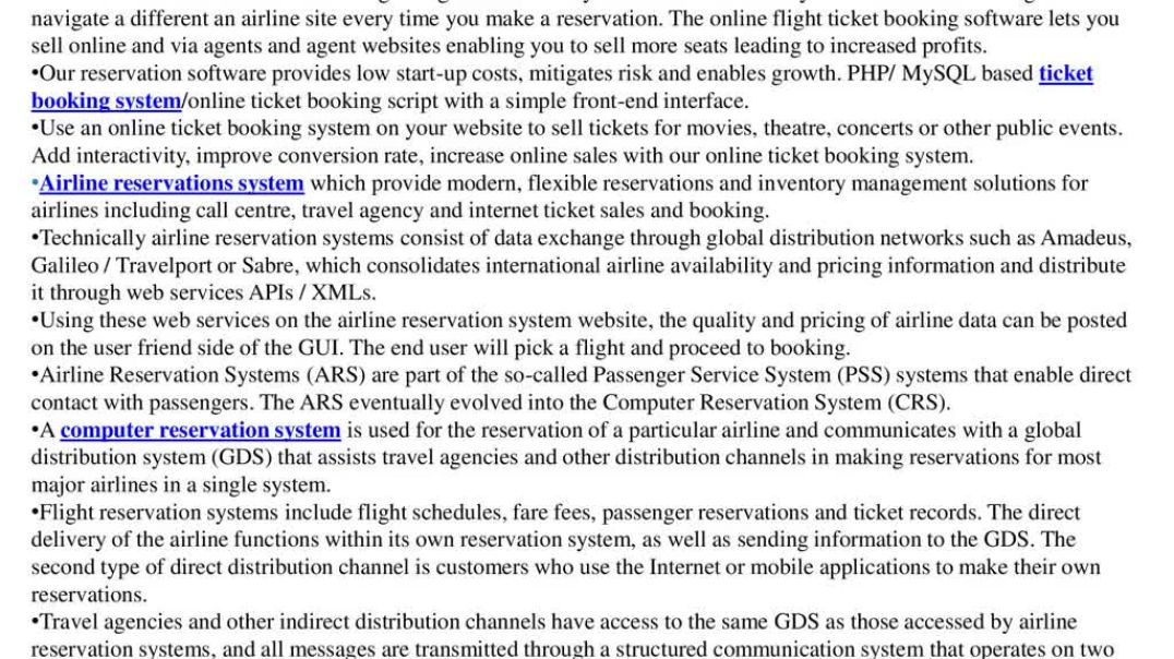 ⁣AIRLINE TICKETING SYSTEM