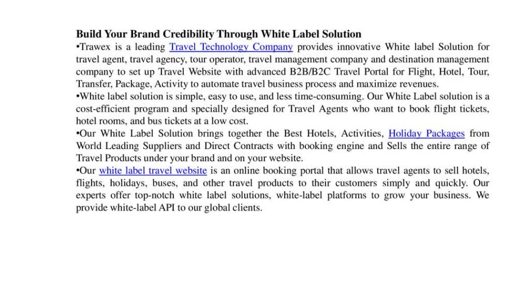 ⁣WHITE LABEL SOLUTIONS