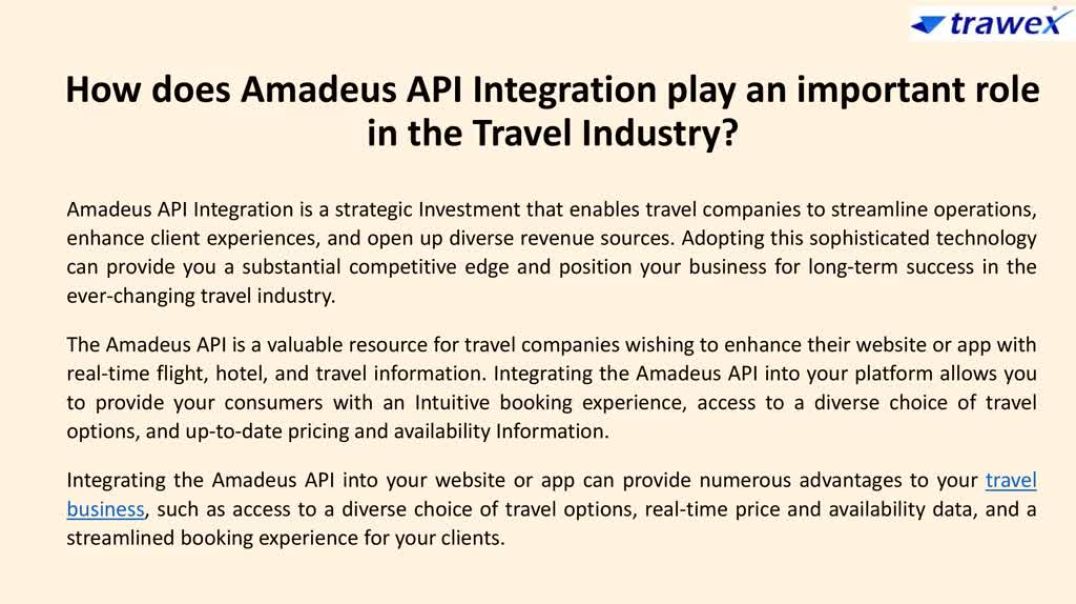 Amadeus Travel API