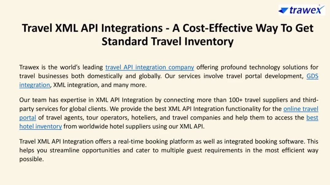 Travel XML API Integrations