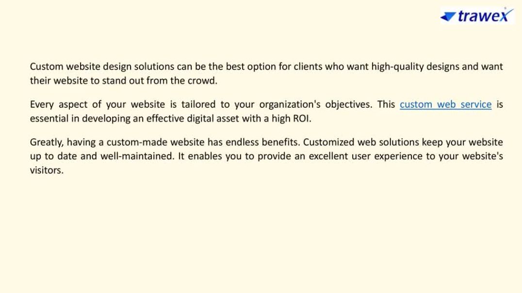 ⁣Custom Web Design Services
