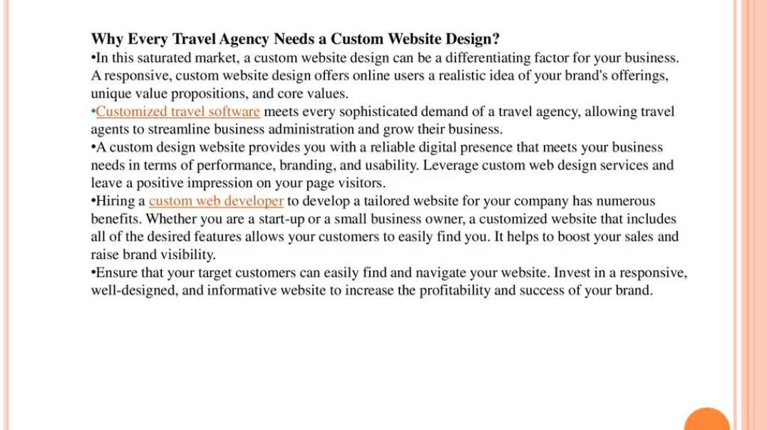 ⁣CUSTOM WEB DESIGN SERVICES
