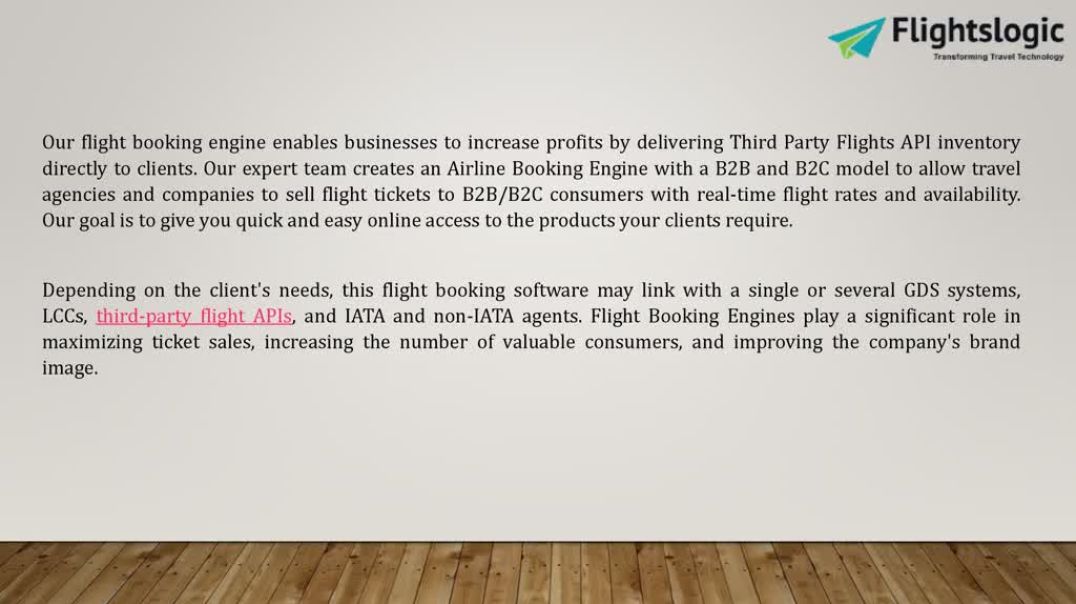 ⁣Flight Booking Engine